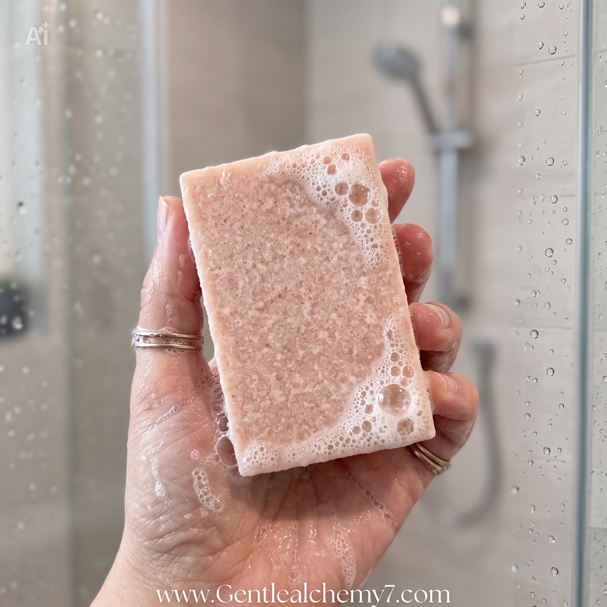 Pink Himalayan Salt Soap
