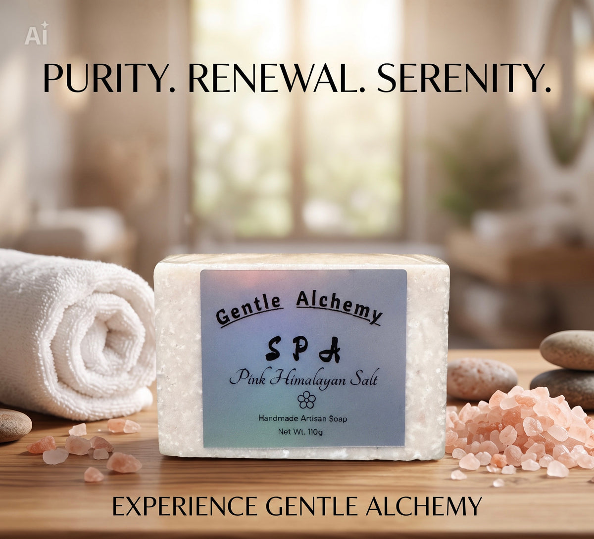 Pink Himalayan Salt Soap